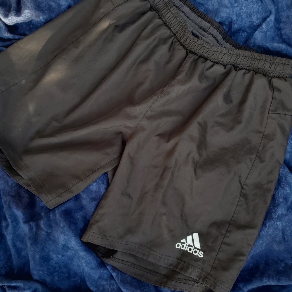 Adidas Climalite Men Workout Shorts, Black, Medium